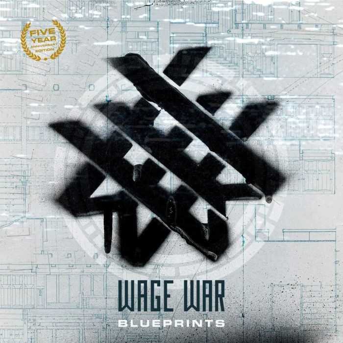 WAGE WAR - BLUEPRINTS (ANNIVERSARY EDITION/SEAFOAM MARBLE VINYL)
