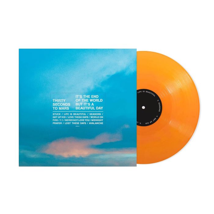 THIRTY SECONDS TO MARS - IT'S THE END OF THE WORLD BUT IT'S A BEAUTIFUL DAY (180GR/ORANGE
