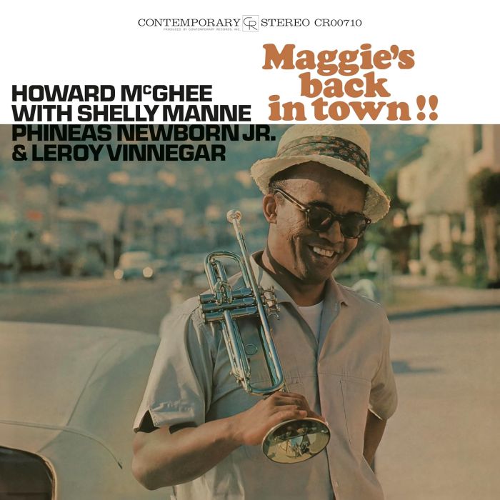HOWARD MCGHEE - MAGGIE'S BACK IN TOWN!! (CONTEMPORARY RECORDS ACOUSTIC SOUNDS SER