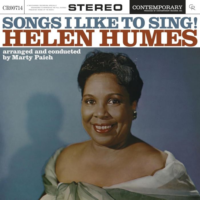 HELEN HUMES - SONGS I LIKE TO SING! (CONTEMPORARY RECORDS ACOUSTIC SOUNDS SERIE
