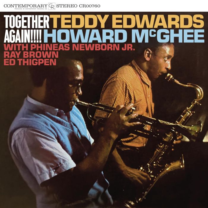 EDWARDS,TEDDY & HOWARD MCGHEE - TOGETHER AGAIN!!!! (CONTEMPORARY RECORDS ACOUSTIC SOUNDS SERIES)