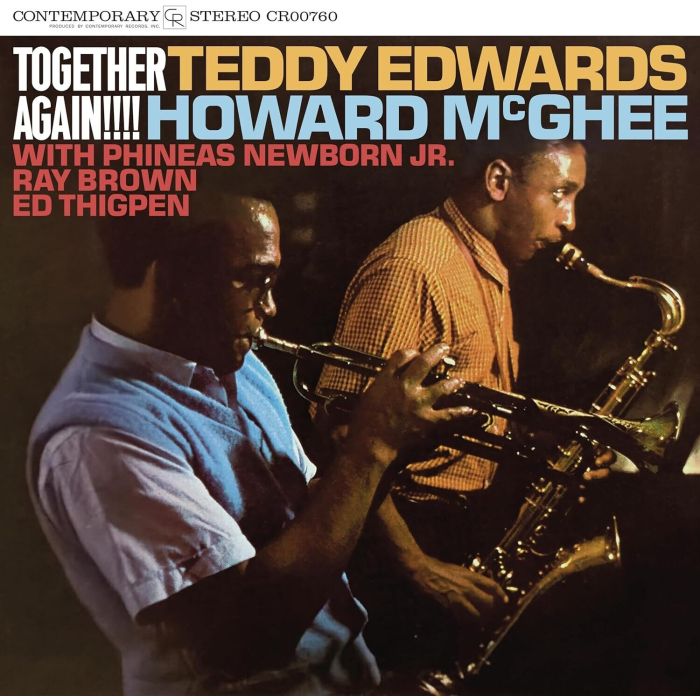 EDWARDS,TEDDY & HOWARD MCGHEE - TOGETHER AGAIN!!!! (CONTEMPORARY RECORDS ACOUSTIC SOUNDS SERIES)