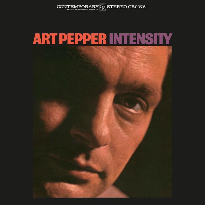 ART PEPPER - INTENSITY (CONTEMPORARY RECORDS ACOUSTIC SOUNDS SERIES)