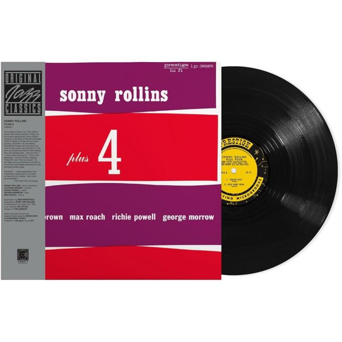 SONNY ROLLINS - PLUS 4 (ORIGINAL JAZZ CLASSICS SERIES) (180G)