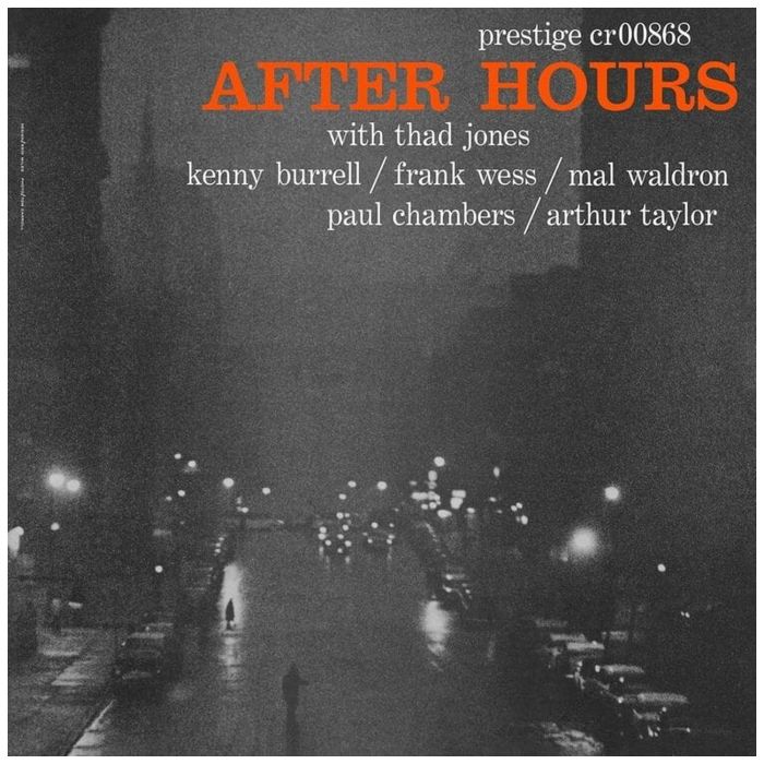 JONES,THAD & FRANK WESS & KENNY BURRELL & MAL WALDRON - AFTER HOURS (ORIGINAL JAZZ CLASSICS SERIES) (180G)