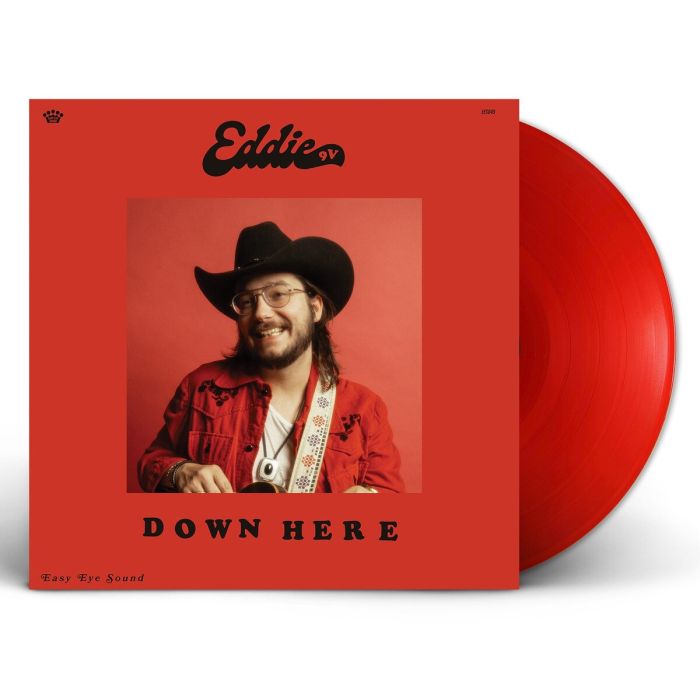 EDDIE 9V - DOWN HERE (TRANSLUCENT RUBY VINYL)