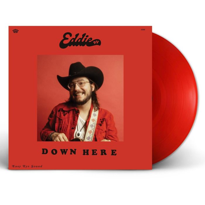 EDDIE 9V - DOWN HERE (TRANSLUCENT RUBY VINYL)