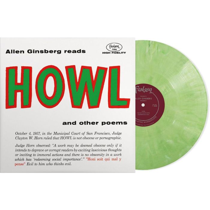 ALLEN GINSBERG - HOWL & OTHER POEMS (GREEN BLEND ECO-MIX VINYL)