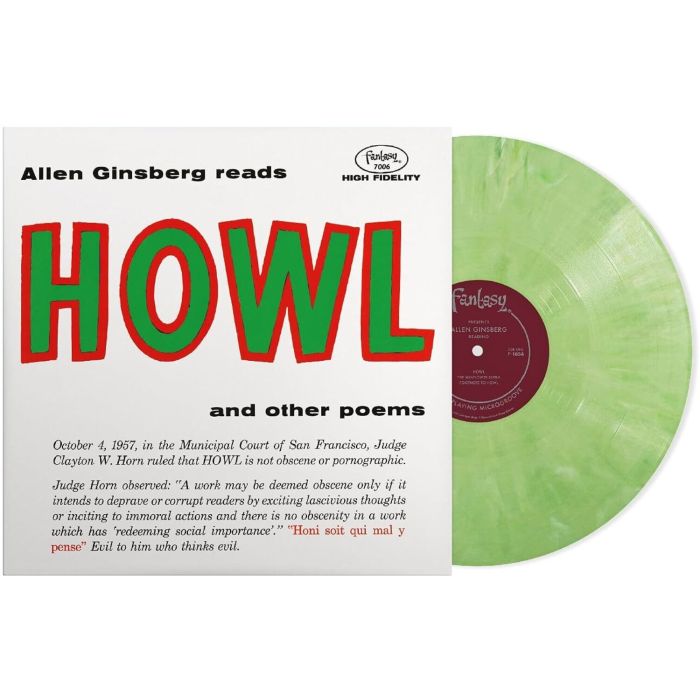 ALLEN GINSBERG - HOWL & OTHER POEMS (GREEN BLEND ECO-MIX VINYL)