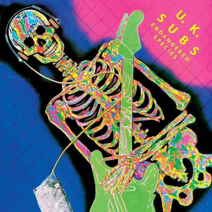 UK SUBS - ENDANGERED SPECIES (TRANSLUCENT BLUE VINYL)