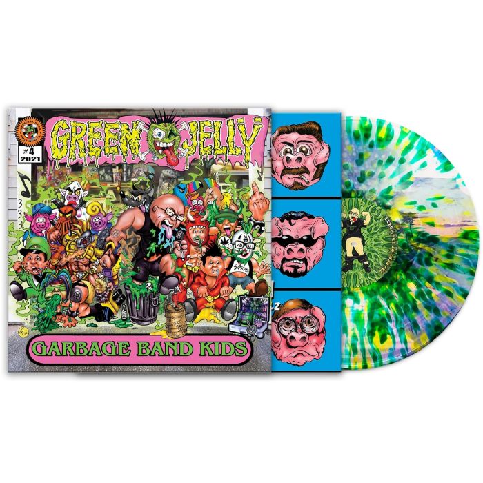 GREEN JELLY - GARBAGE BAND KIDS (GREEN & YELLOW SPLATTER VINYL)