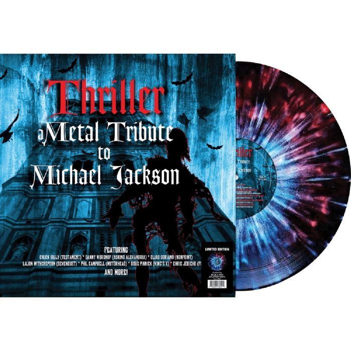 VARIOUS ARTISTS - THRILLER - A METAL TRIBUTE TO MICHAEL JACKSON (RED/BLUE SPLATTER