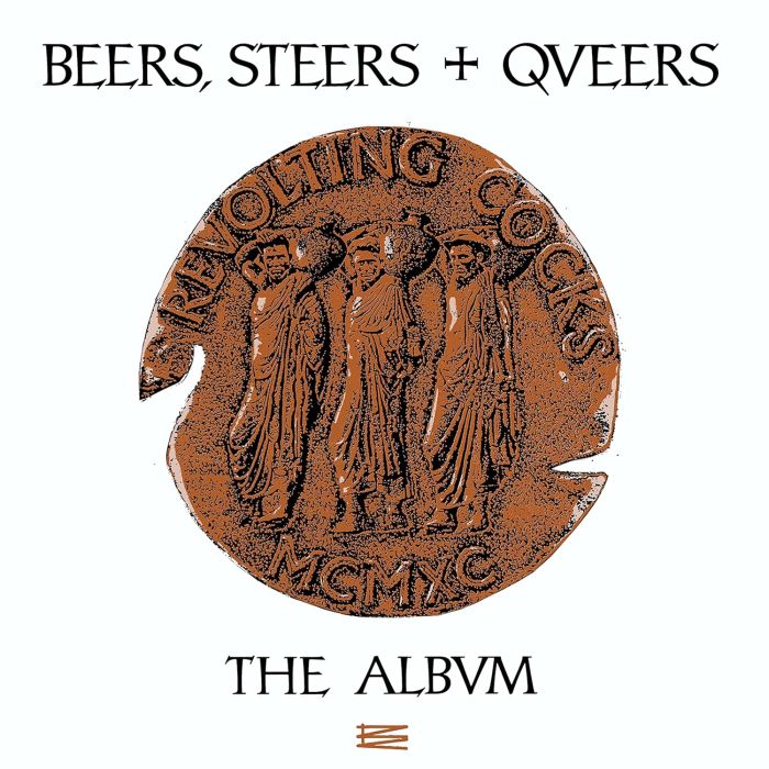 REVOLTING COCKS - BEERS STEERS & QUEERS (BRONZE/WHITE SPLATTER/REISSUE)