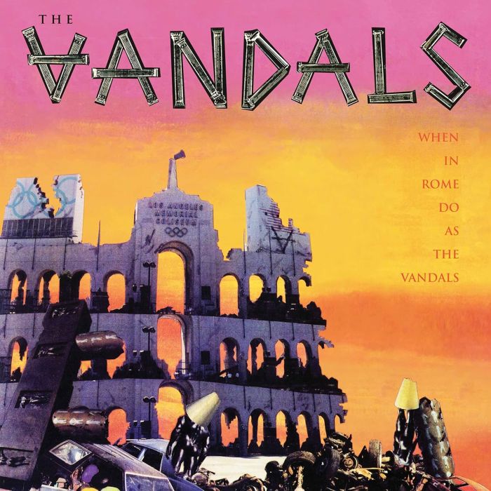 VANDALS - WHEN IN ROME DO AS THE VANDALS (PINK & BLACK VINYL)