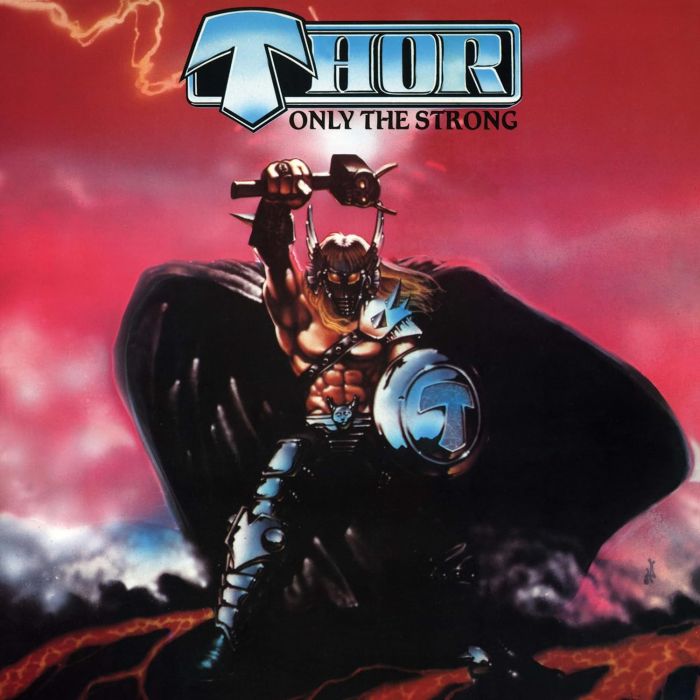 THOR - ONLY THE STRONG (RED/BLACK SPLATTER VINYL)