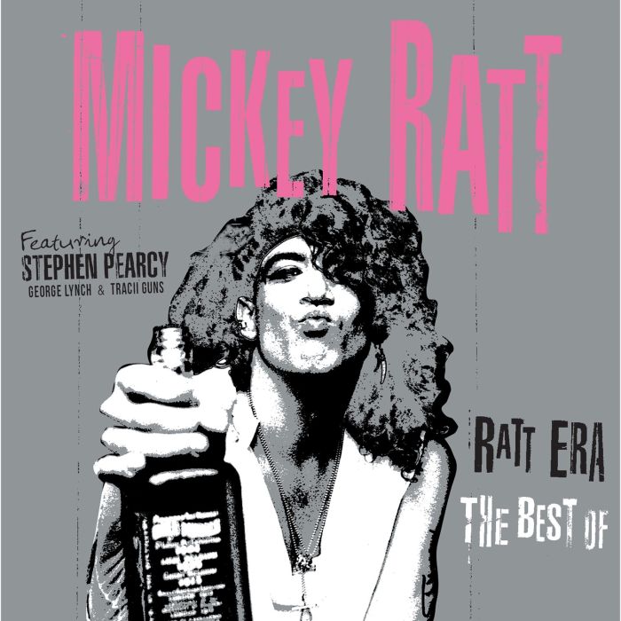 MICKEY RATT - BEST OF (PINK/BLACK SPLATTER VINYL)