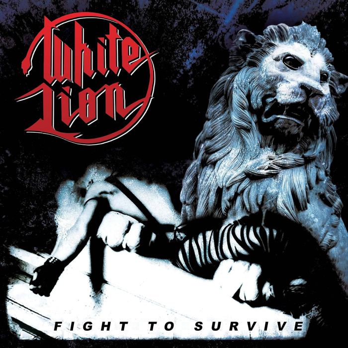 WHITE LION - FIGHT TO SURVIVE (WHITE/BLACK/RED SPLATTER VINYL)
