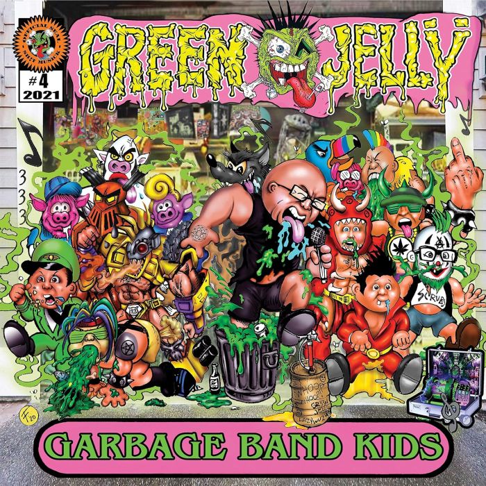 GREEN JELLY - GARBAGE BAND KIDS (PINK/GREEN HAZE VINYL)