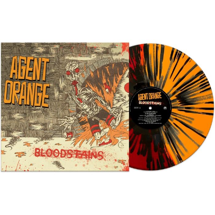 AGENT ORANGE - BLOODSTAINS (ORANGE/RED/BLACK SPLATTER VINYL)