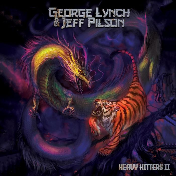 GEORGE; JEFF PILSON LYNCH - HEAVY HITTERS II (SILVER/PURPLE SPLATTER VINYL)