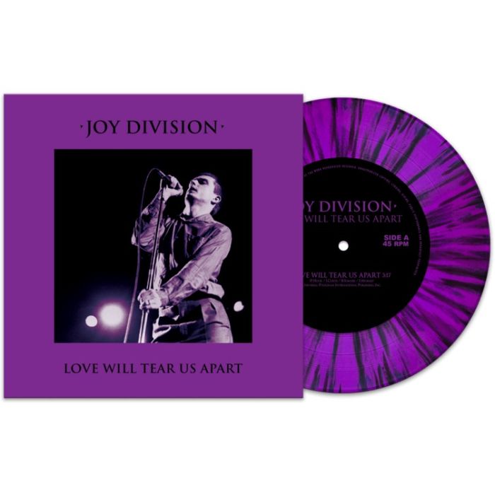 JOY DIVISION - LOVE WILL TEAR US APART (PURPLE/BLACK SPLATTER 7")