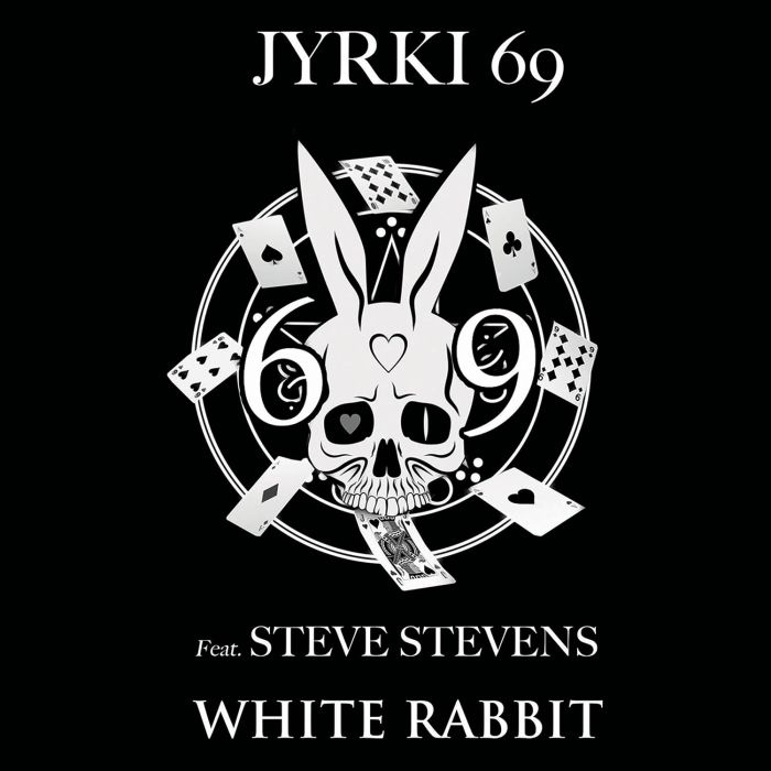 JYRKI 69 - WHITE RABBIT (BLACK/WHITE SPLATTER 7INCH)