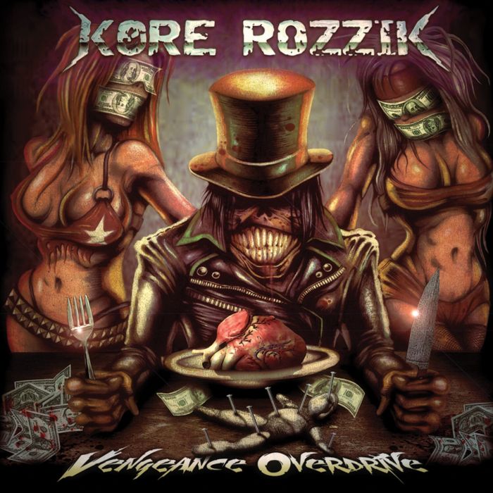 KORE ROZZIK - VENGEANCE OVERDRIVE (RED/BLACK SPLATTER VINYL)