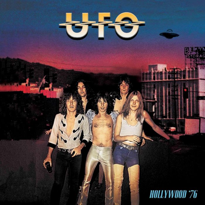UFO - HOLLYWOOD '76 (BLUE/RED SPLATTER VINYL)