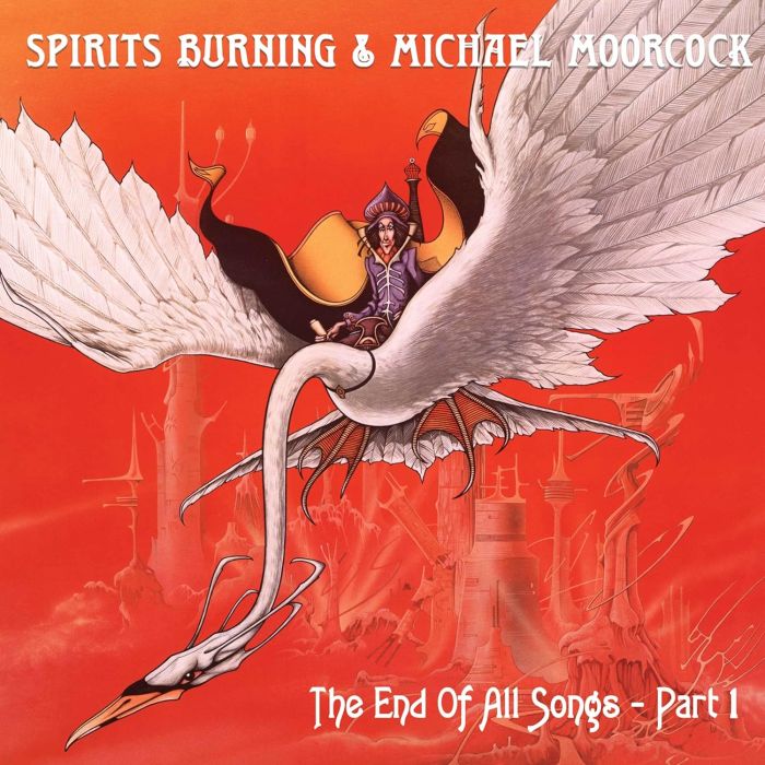 SPIRITS BURNING & MOORCOCK,MICHAEL - END OF ALL SONGS (ORANGE MARBLE VINYL)