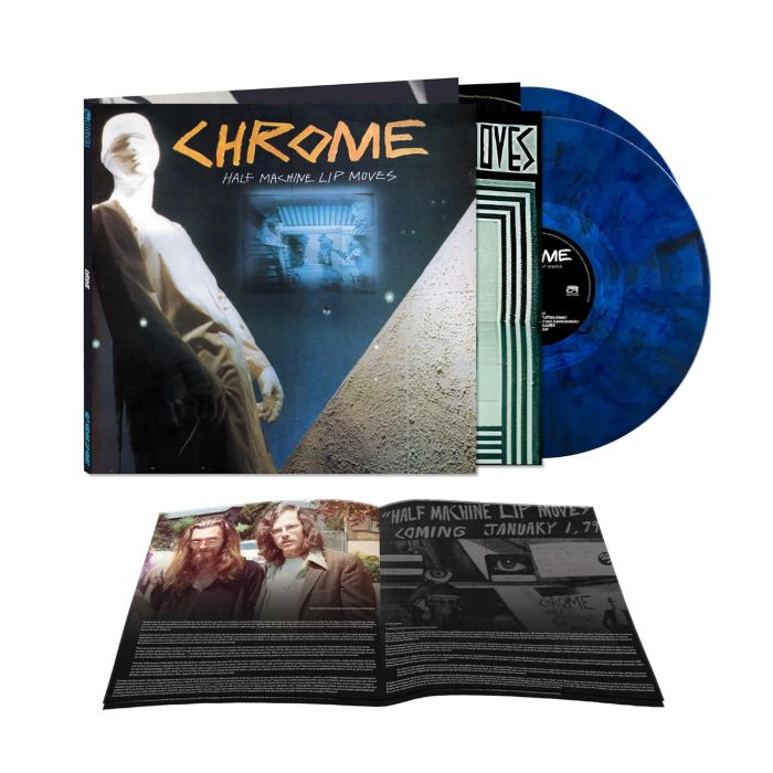 CHROME - HALF MACHINE LIP MOVES (DELUXE/LIMITED EDITION/BLUE MARBLE VINYL/