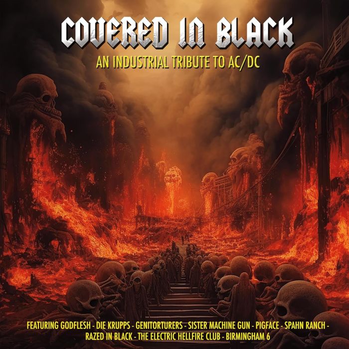 VARIOUS ARTISTS - COVERED IN BLACK INDUSTRIAL TRIBUTE TO AC/DC (RED VINYL)