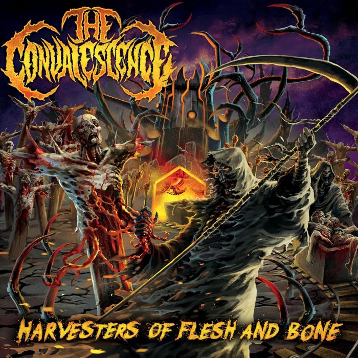 CONVALESCENCE - HARVESTERS OF FLESH & BONE (RED VINYL)