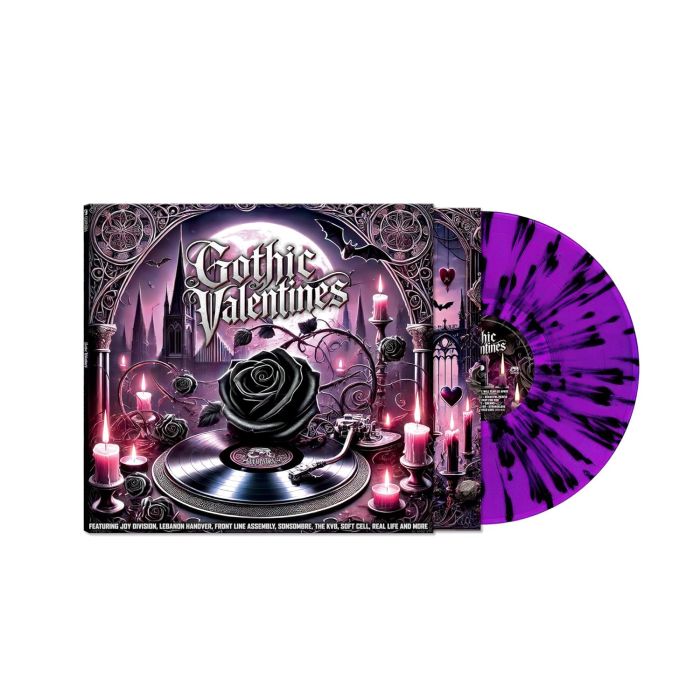 VARIOUS ARTISTS - GOTHIC VALENTINES (LIMITED EDITION/PURPLE/BLACK SPLATTER VINYL)