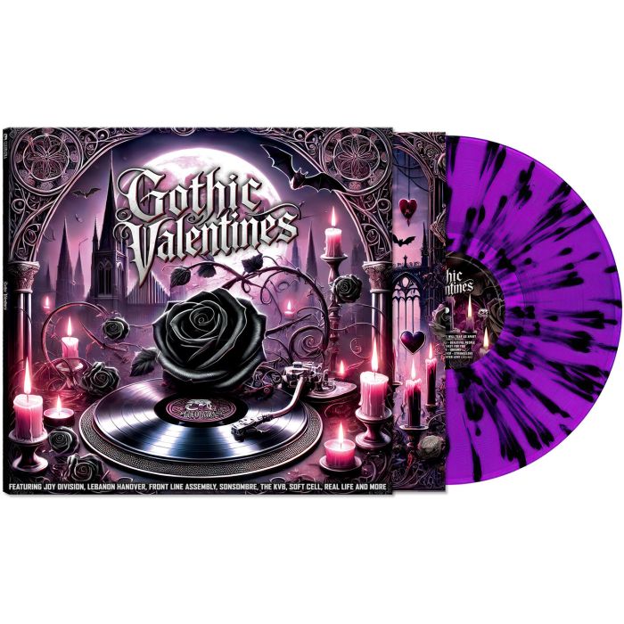 VARIOUS ARTISTS - GOTHIC VALENTINES (LIMITED EDITION/PURPLE/BLACK SPLATTER VINYL)