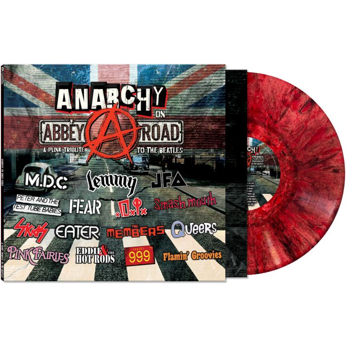 VARIOUS ARTISTS - ANARCHY ON ABBEY ROAD - A PUNK TRIBUTE TO THE BEATLES (RED MARBLE