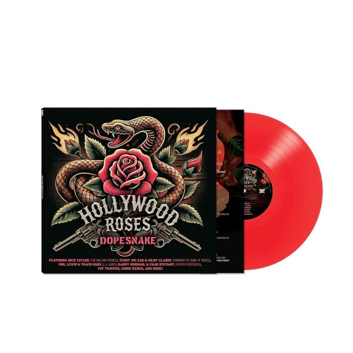 HOLLYWOOD ROSES - DOPESNAKE (RED VINYL)