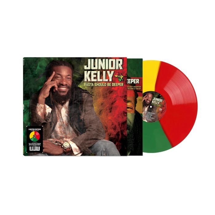 JUNIOR KELLY - RASTA SHOULD BE DEEPER (RED/GREEN/YELLOW SPLIT VINYL/LIMITED)