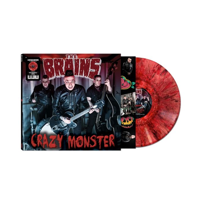 BRAINS - CRAZY MONSTER (RED MARBLE VINYL)