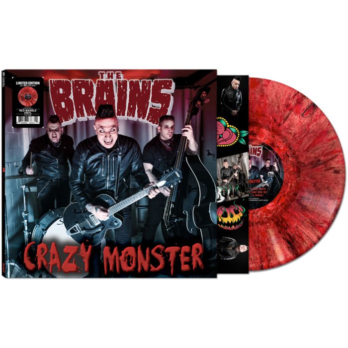 BRAINS - CRAZY MONSTER (RED MARBLE VINYL)
