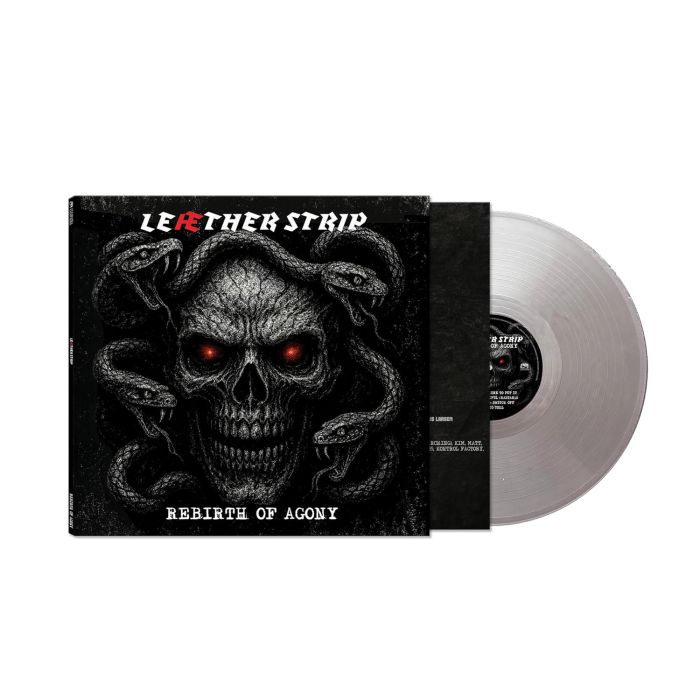 LEAETHER STRIP - REBIRTH OF AGONY (SILVER VINYL)