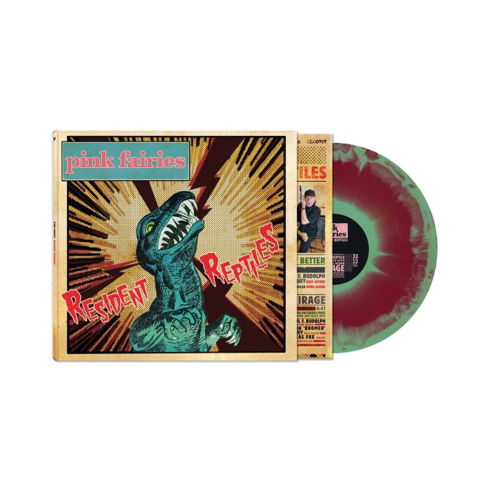 PINK FAIRIES - RESIDENT REPTILES (LIMITED EDITION/RED/GREEN HAZE VINYL)