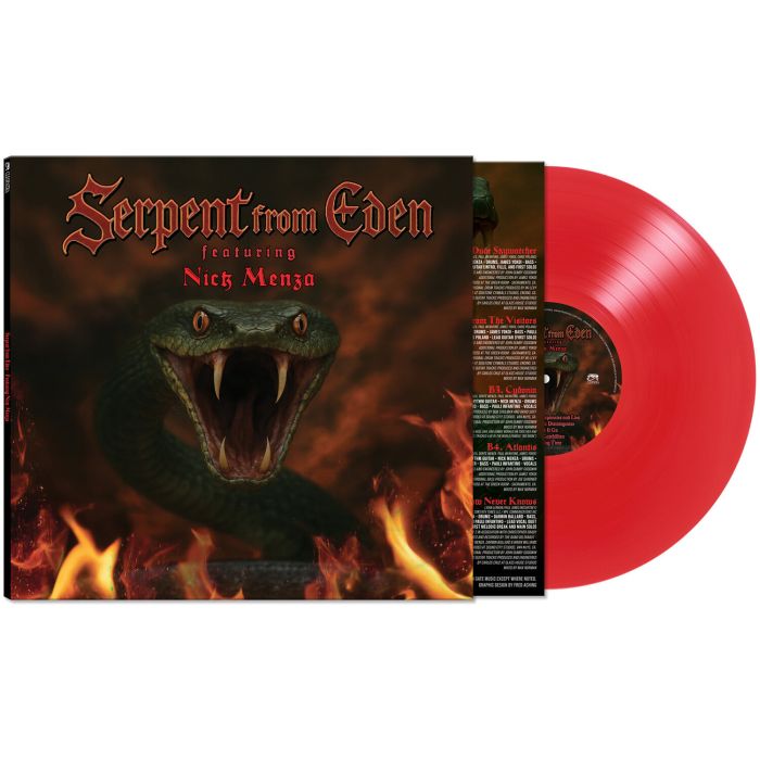 SERPENT FROM EDEN - SERPENT FROM EDEN FEATURING NICK MENZA (LIMITED/RED VINYL)
