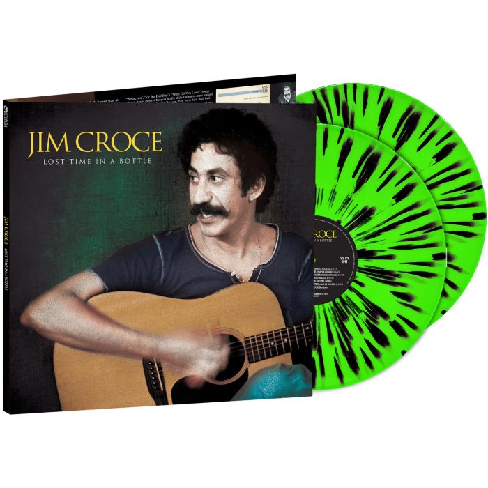 JIM CROCE - LOST TIME IN A BOTTLE (GREEN/BLACK SPLATTER VINYL)