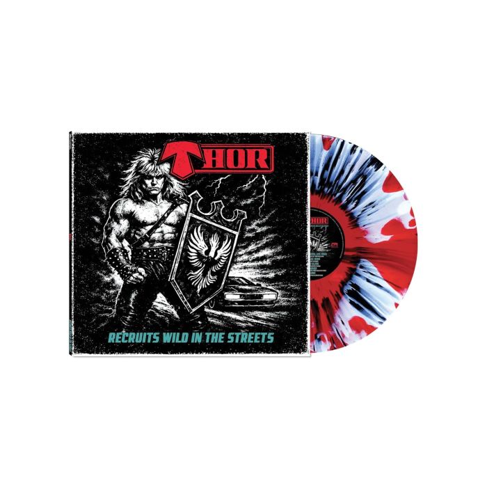 THOR - RECRUITS WILD IN THE STREETS (LIMITED EDITION/CLEAR/RED/BLACK/WHITE HAZE/SPLATTER VINYL)