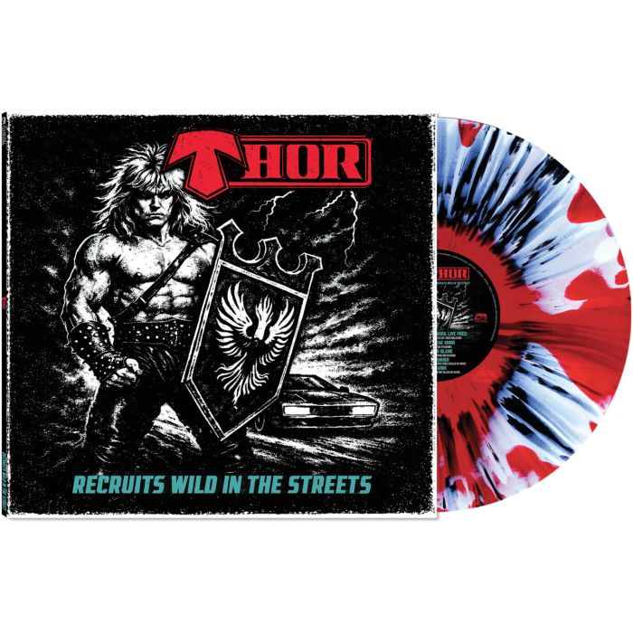 THOR - RECRUITS WILD IN THE STREETS (LIMITED EDITION/CLEAR/RED/BLACK/WHITE HAZE/SPLATTER VINYL)