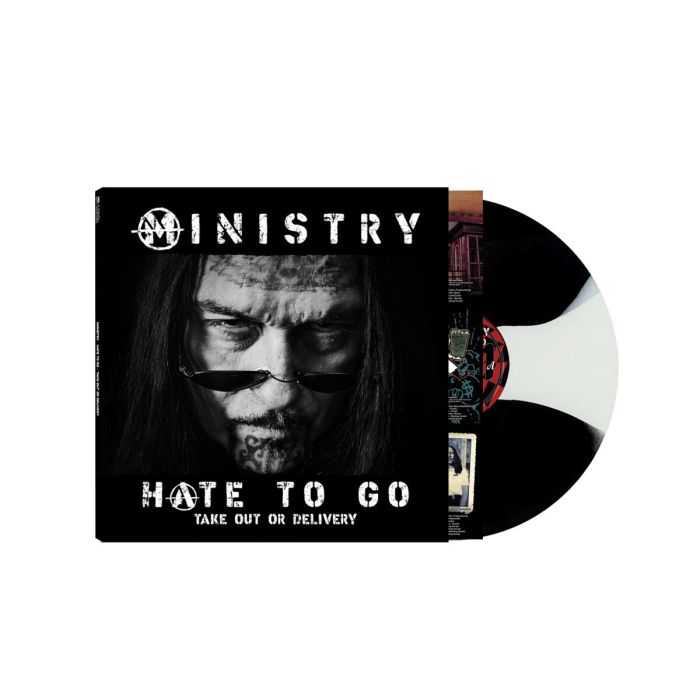 MINISTRY - HATE TO GO - TAKE OUT OR DELIVERY (LIMITED EDITION/BLACK/WHITE BU