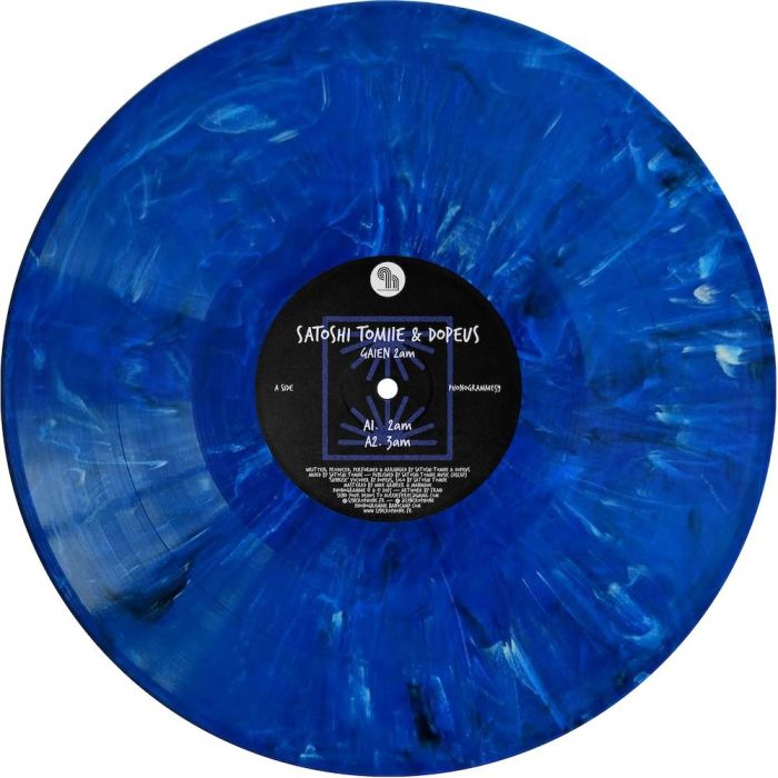 TOMIIE,SATOSHI & DOPEUS - GAIEN 2AM (BLUE MARBLED VINYL)