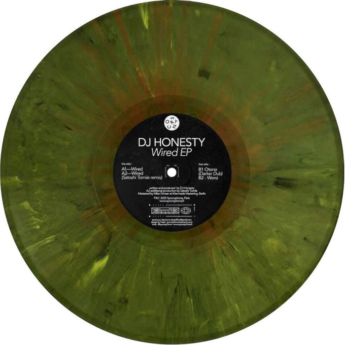 DJ HONESTY - WIRED (W/ SATOSHI TOMIIE REMIX) (EP) (FOREST GREEN MARBLED VINYL)