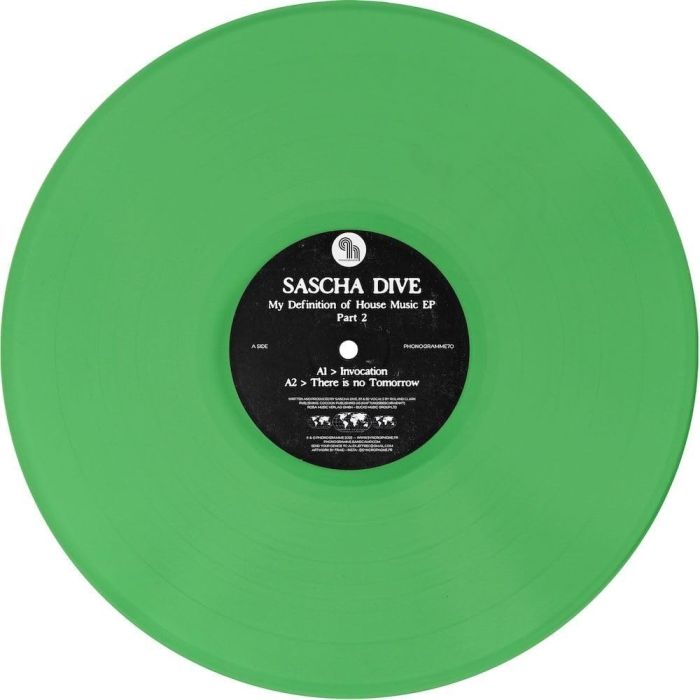 SASCHA DIVE - MY DEFINITION OF HOUSE MUSIC VOL. 2 (GREEN VINYL)