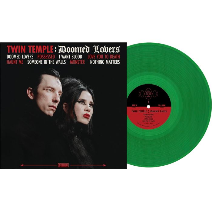 TWIN TEMPLE - DOOMED LOVERS (ENVY TRANSLUCENT GREEN VINYL)
